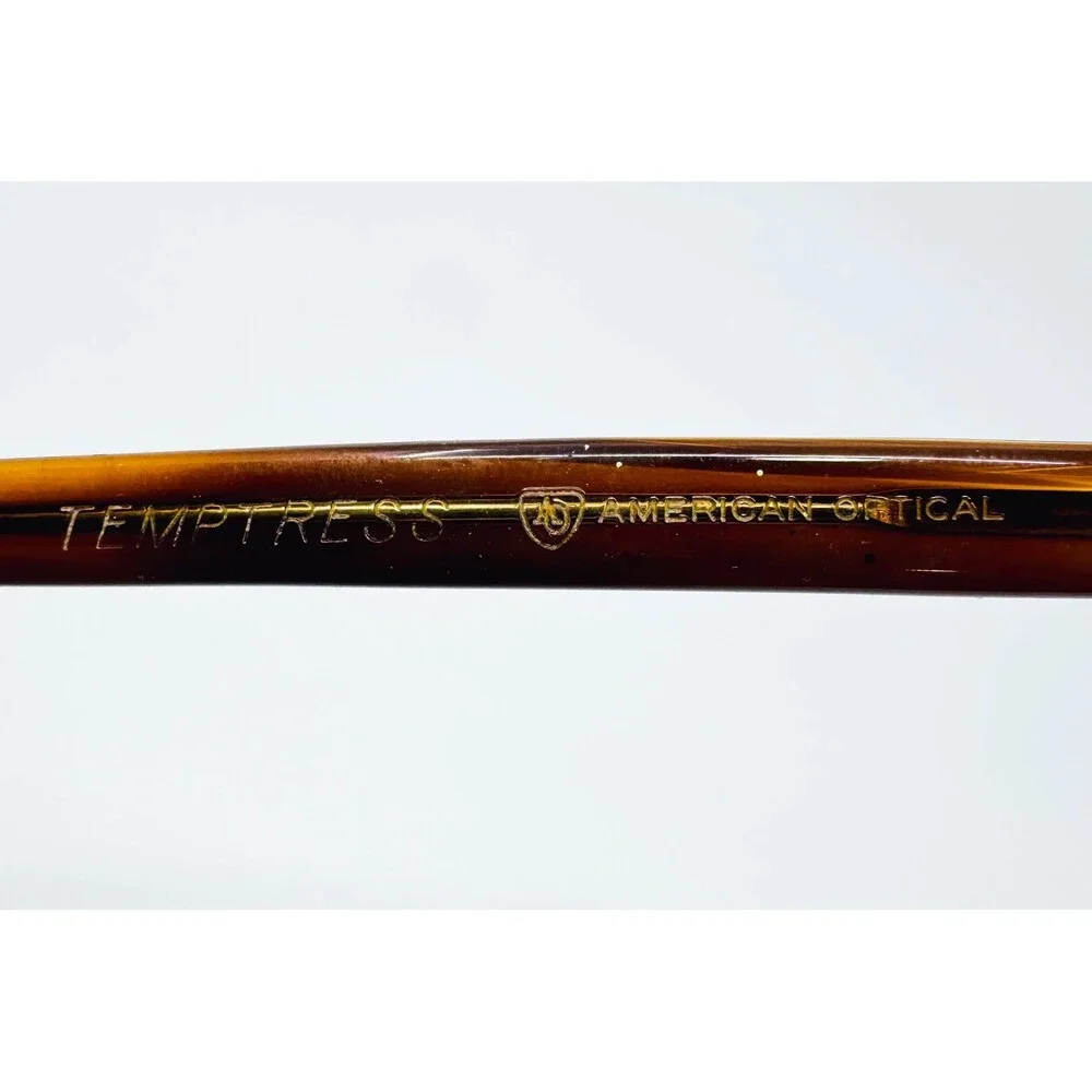 American Optical Eyeglasses Womens Brown Tortoise Temptress CN154T Frames OS